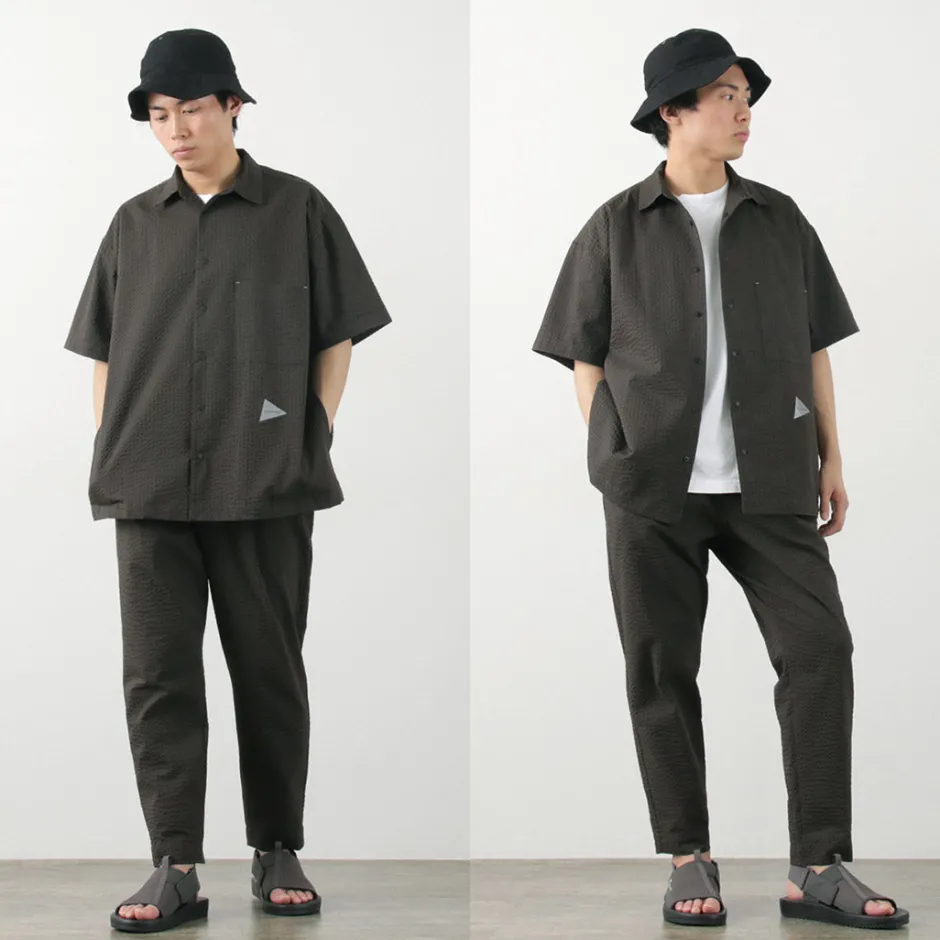 Trousers^AND WANDER / Dry Soft Seersucker Pants