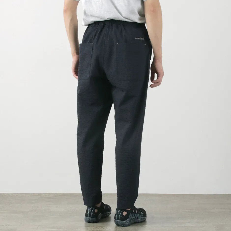 Trousers^AND WANDER / Dry Soft Seersucker Pants