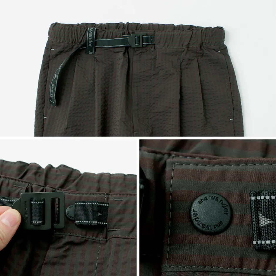 Trousers^AND WANDER / Dry Soft Seersucker Pants