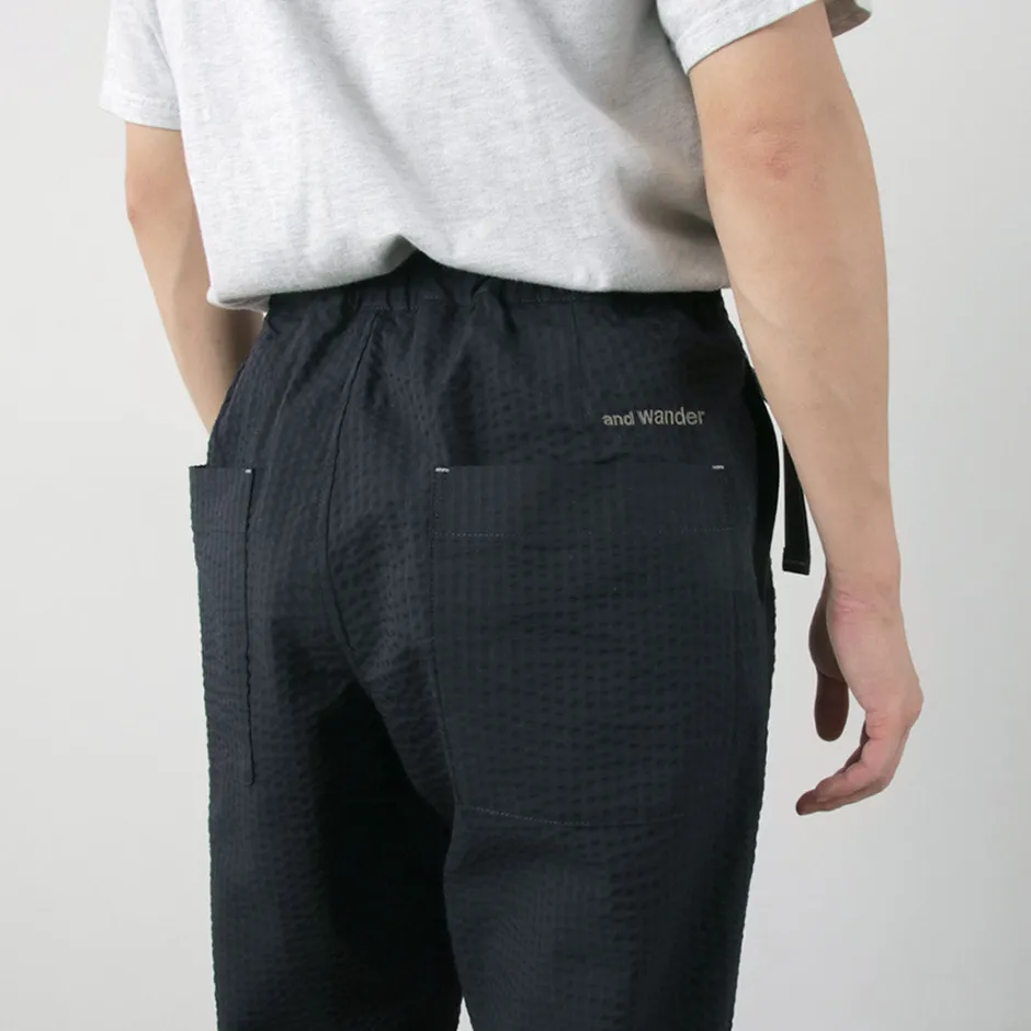 Trousers^AND WANDER / Dry Soft Seersucker Pants