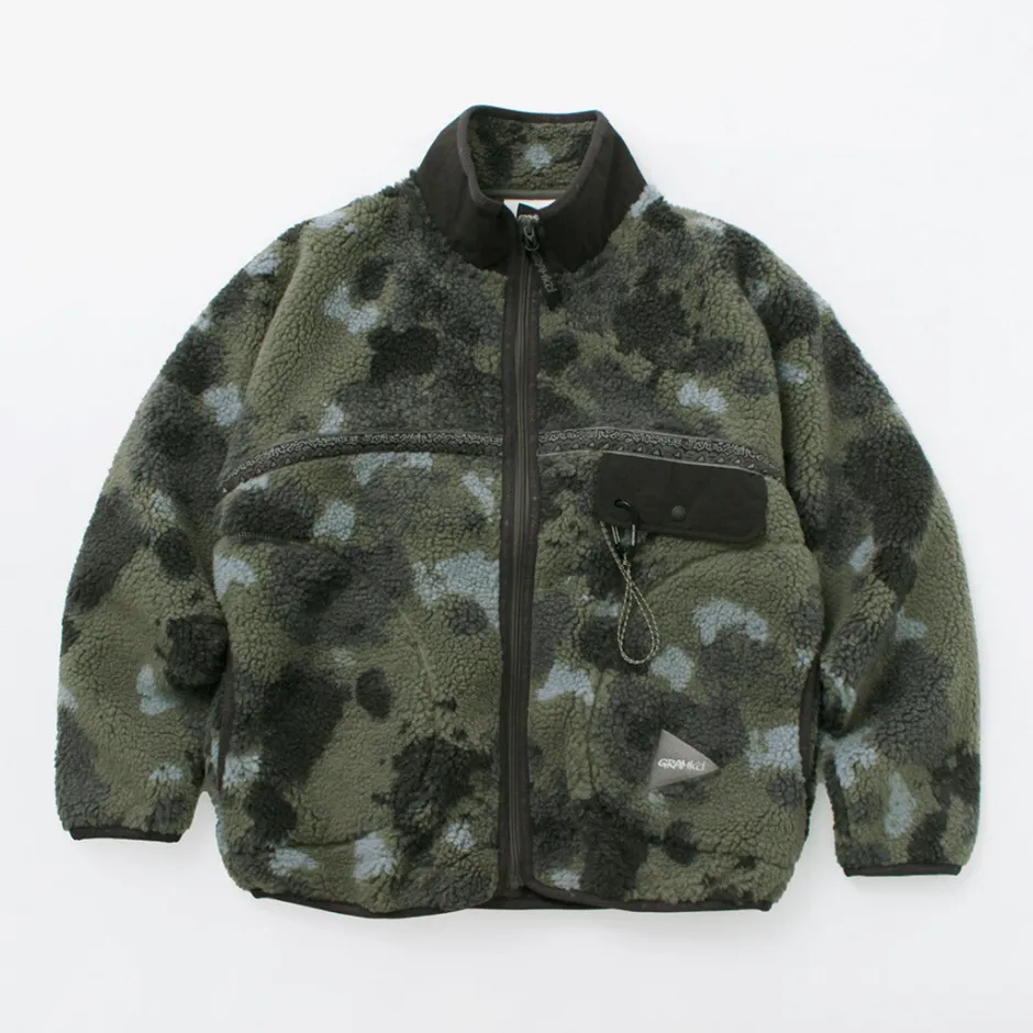 Jackets^AND WANDER / Gramicci Jacquard Tape Fleece Jacket