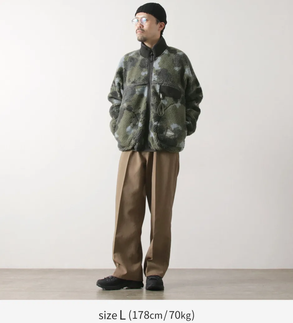 Jackets^AND WANDER / Gramicci Jacquard Tape Fleece Jacket
