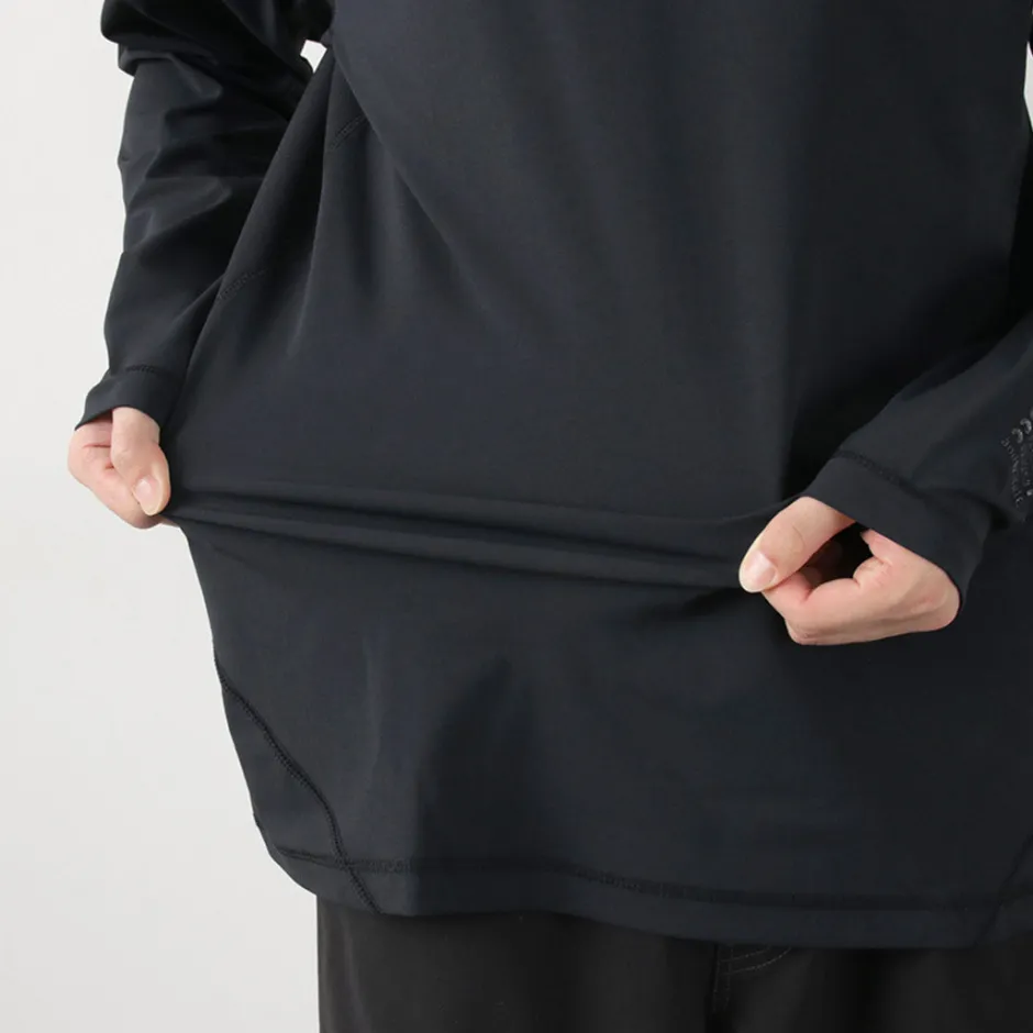 T-Shirts^AND WANDER / Rash Guard M black