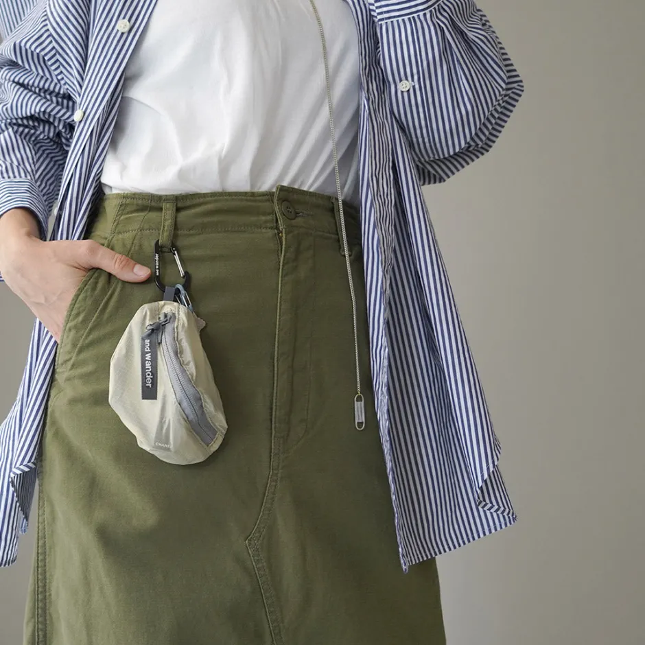 Other Bags^AND WANDER / Sil Mini Pouch