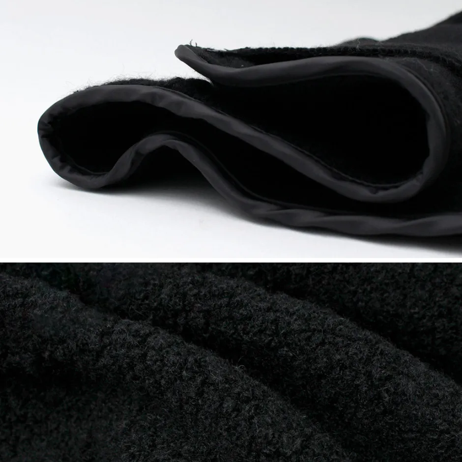 Jackets^AXESQUIN / Wool Boa Vest black