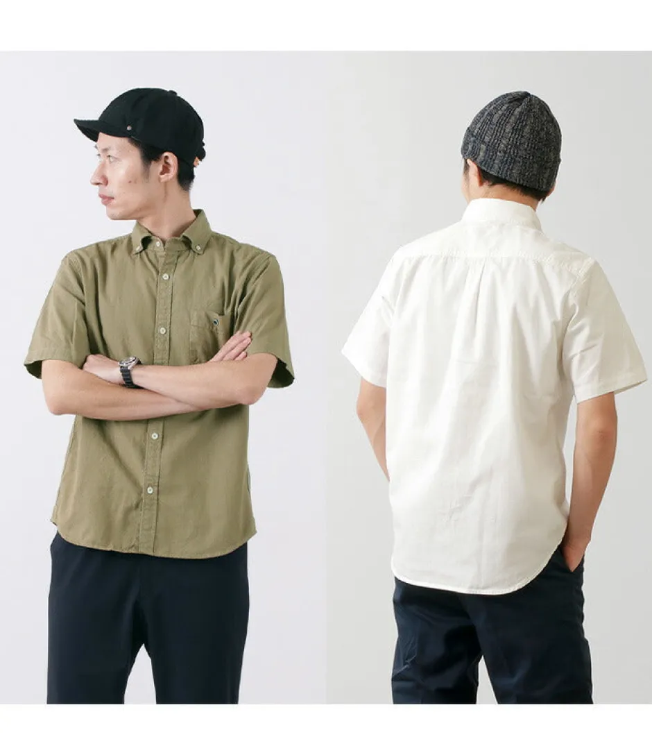 Shirts^BARNS / BR-5266 Ox S/S button-down shirt