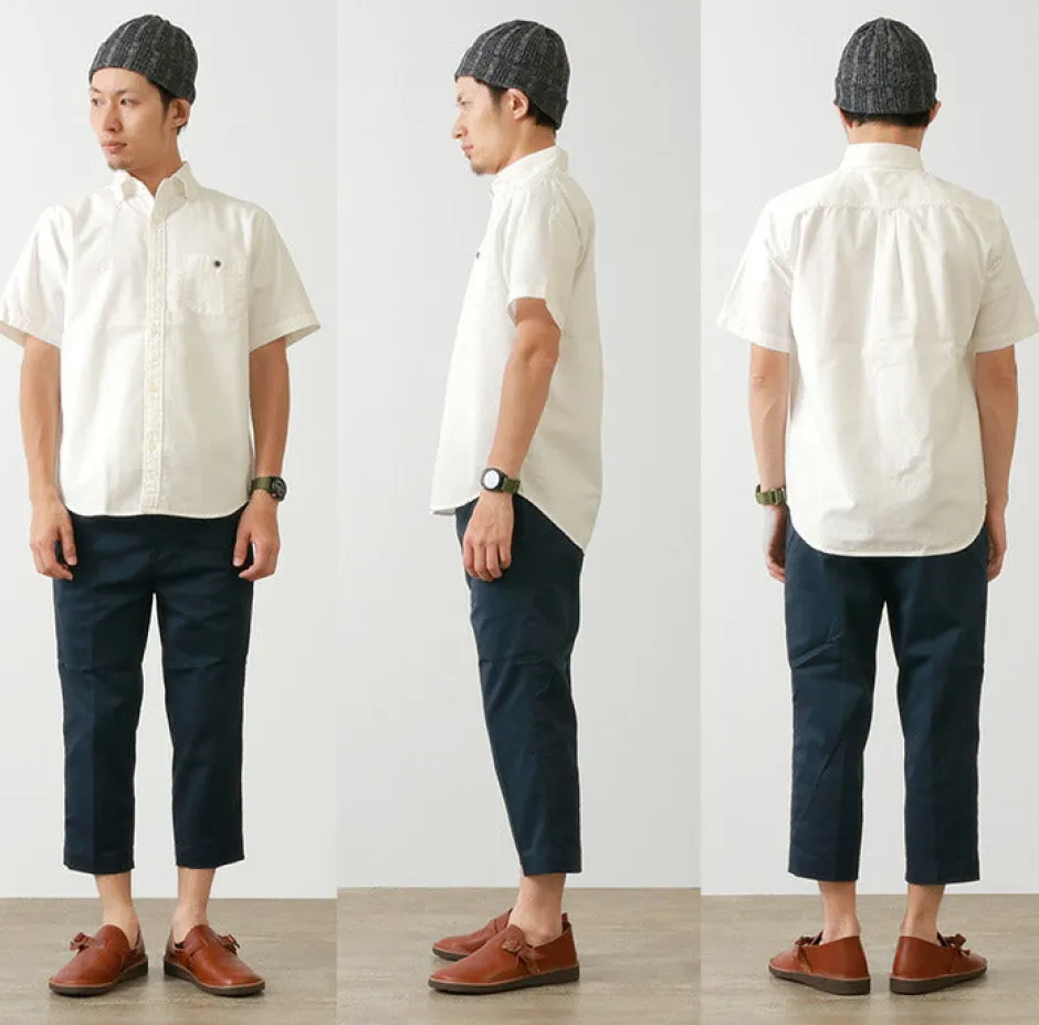 Shirts^BARNS / BR-5266 Ox S/S button-down shirt
