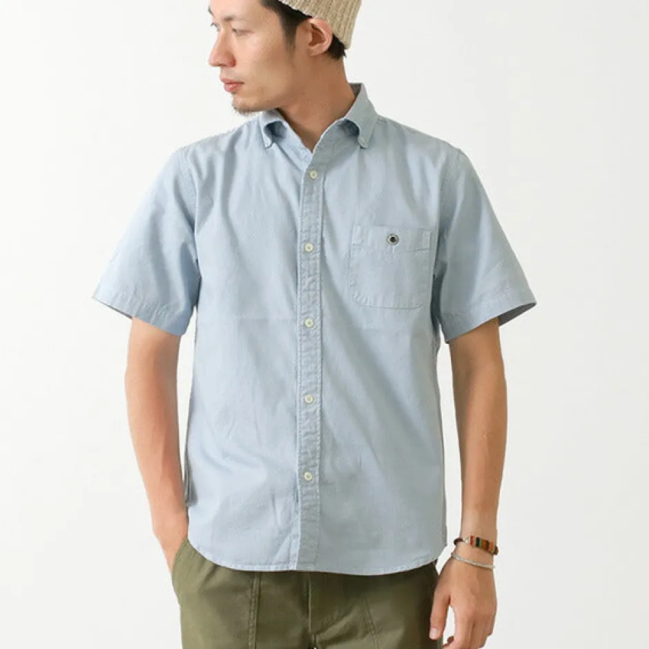 Shirts^BARNS / BR-5266 Ox S/S button-down shirt