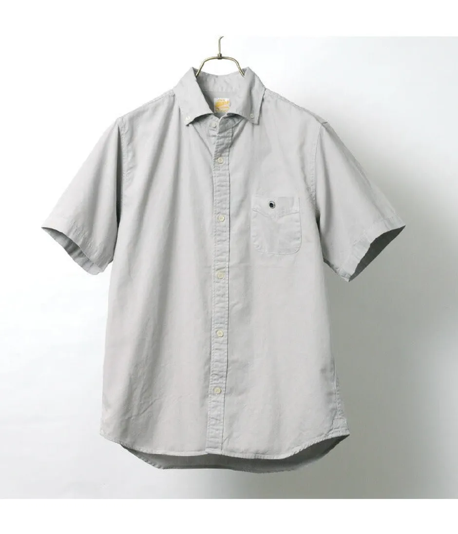 Shirts^BARNS / BR-5266 Ox S/S button-down shirt