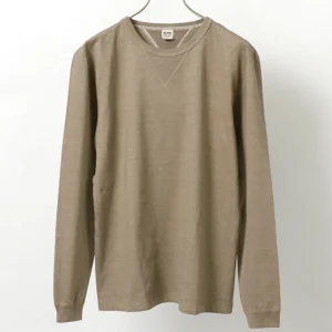 T-Shirts^BARNS / COZUN Knit Vintage Long Sleeve Crew Neck T-Shirt