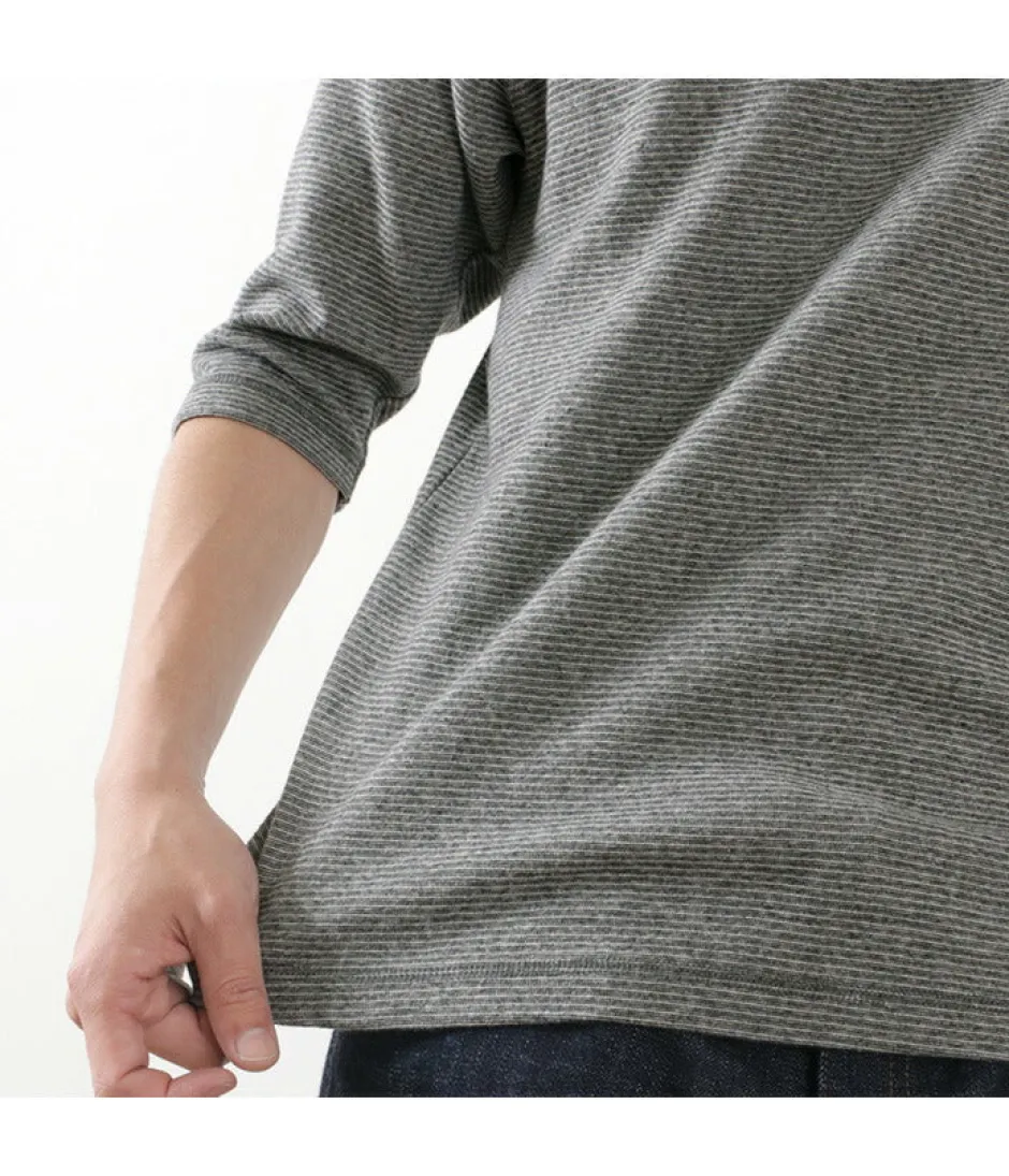 T-Shirts^BARNS / Heavy spun milled fabric 6.5/10 sleeve T-shirt