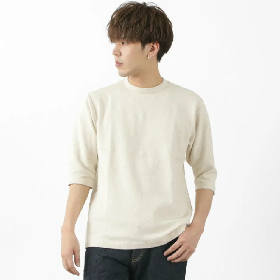 T-Shirts^BARNS / Heavy spun milled fabric 6.5/10 sleeve T-shirt