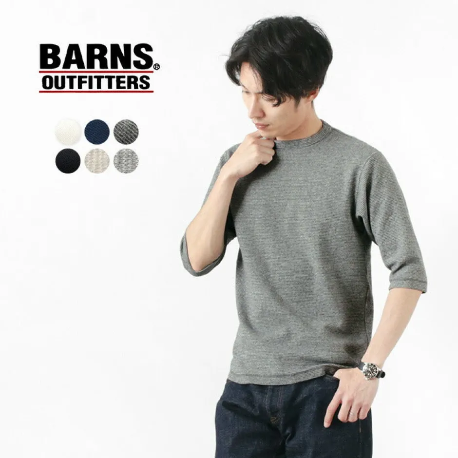 T-Shirts^BARNS / Heavy spun milled fabric 6.5/10 sleeve T-shirt