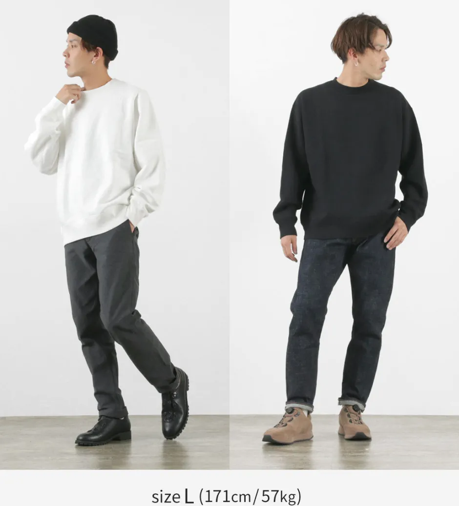 Sweatshirts^BARNS / Loopwheel wide crew sweatshirt