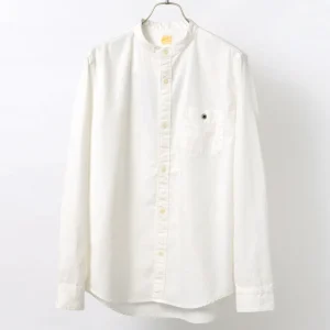 Shirts^BARNS / Ox Band Collar Shirt