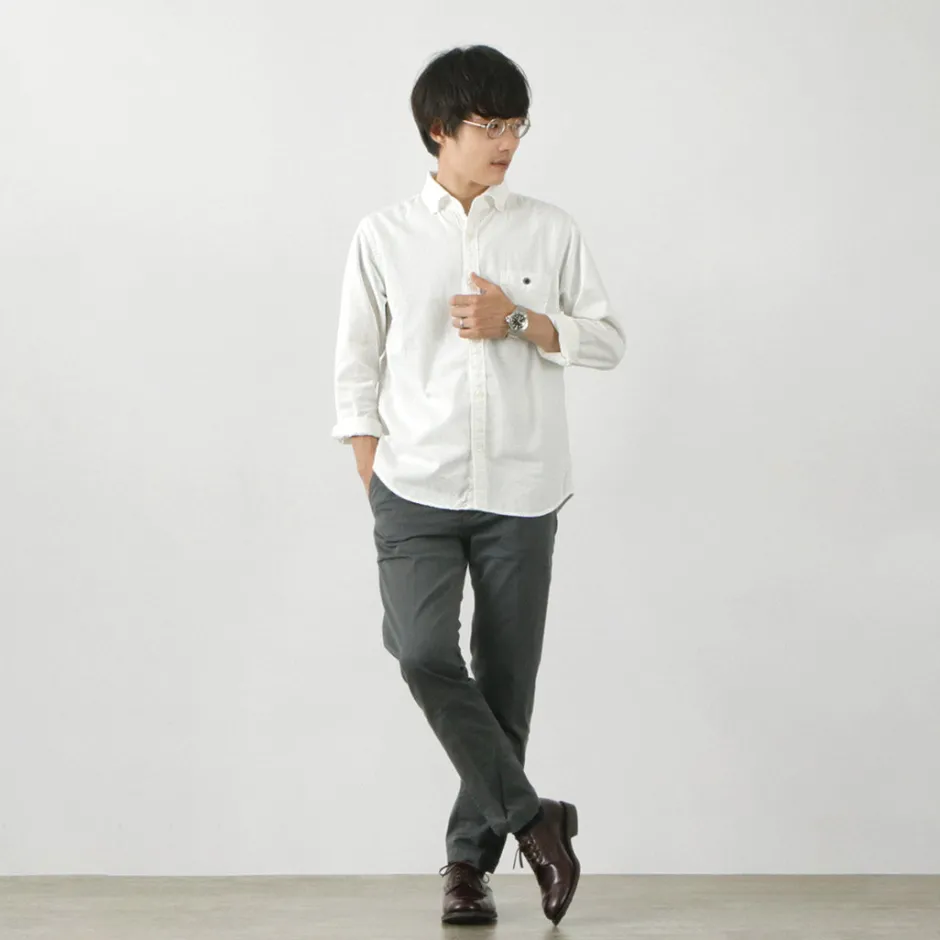 Shirts^BARNS / Ox Long Sleeve Button Down Shirt