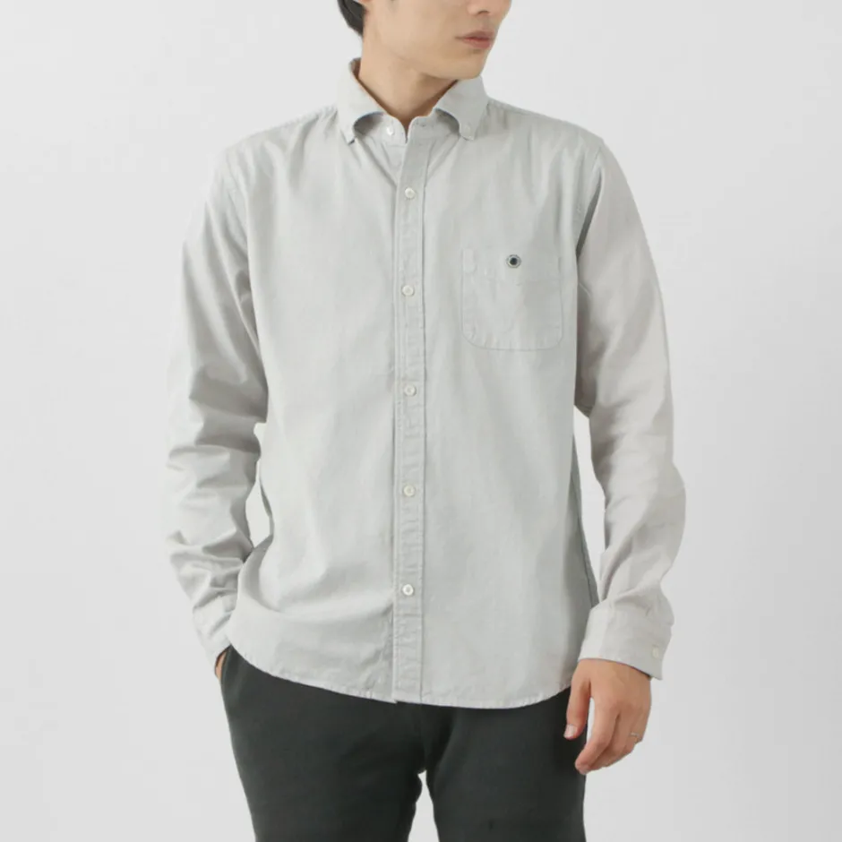 Shirts^BARNS / Ox Long Sleeve Button Down Shirt