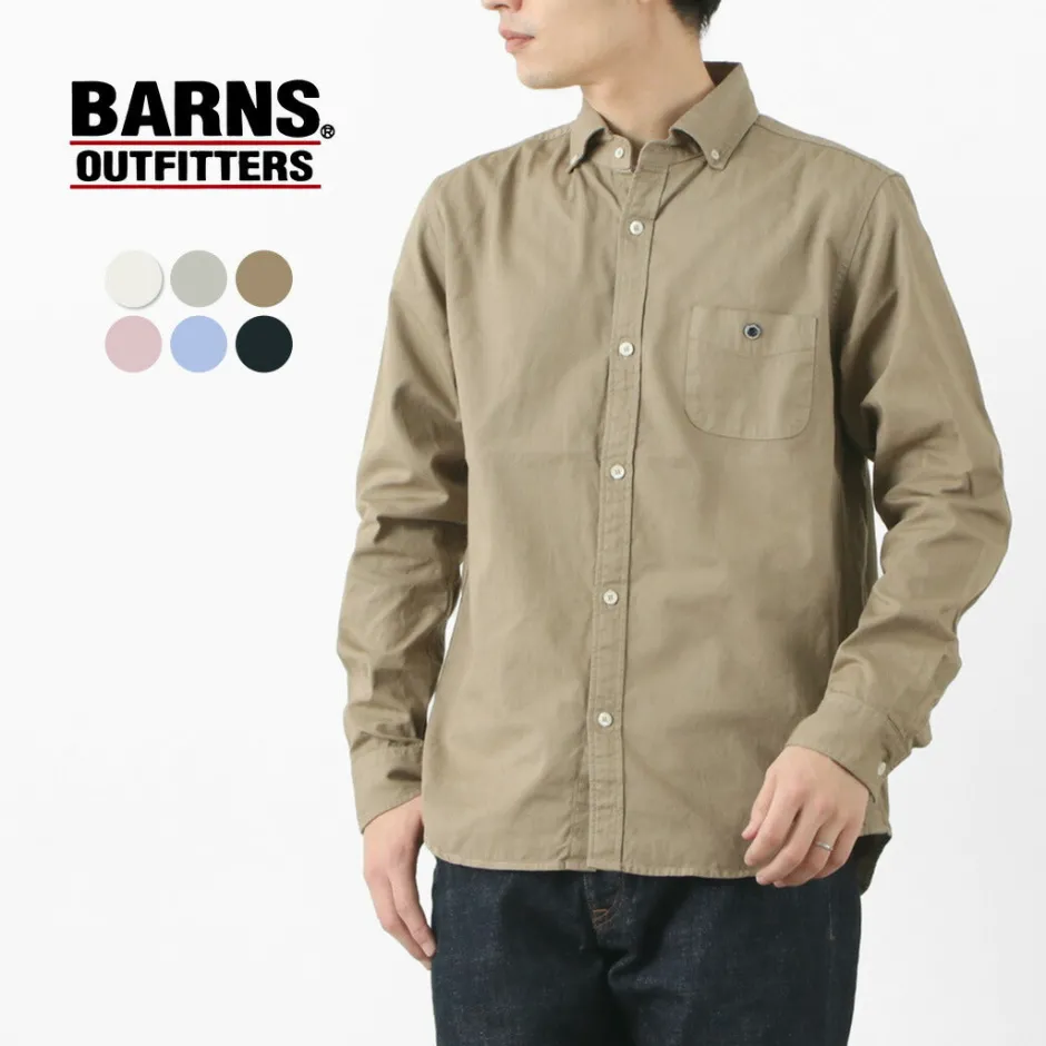 Shirts^BARNS / Ox Long Sleeve Button Down Shirt