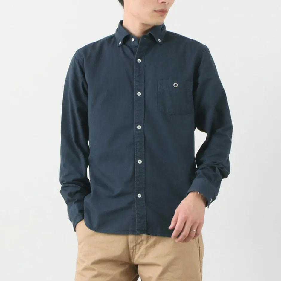 Shirts^BARNS / Ox Long Sleeve Button Down Shirt
