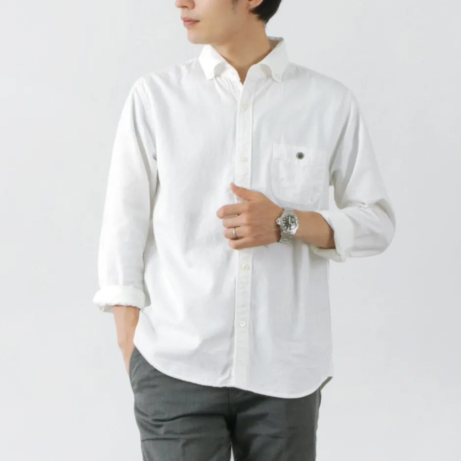 Shirts^BARNS / Ox Long Sleeve Button Down Shirt