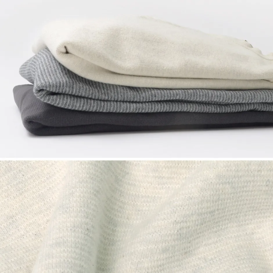 T-Shirts^BARNS / Spun Milled Henley Neck Long Sleeve T-Shirt