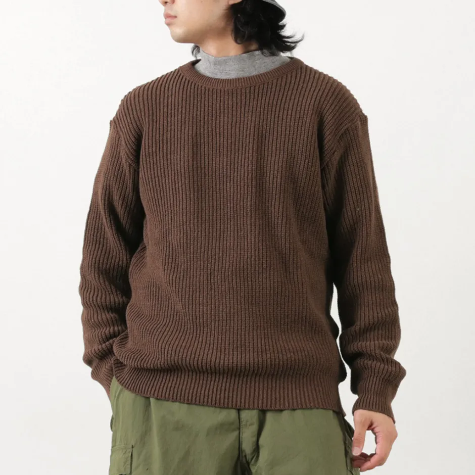 Knits^BINGHAMTON KNITTING COMPANY / Shaker Crew Knit