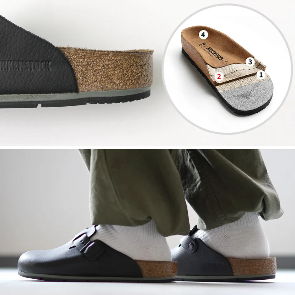 Sandals^BIRKENSTOCK / Boston Pro Sandals black