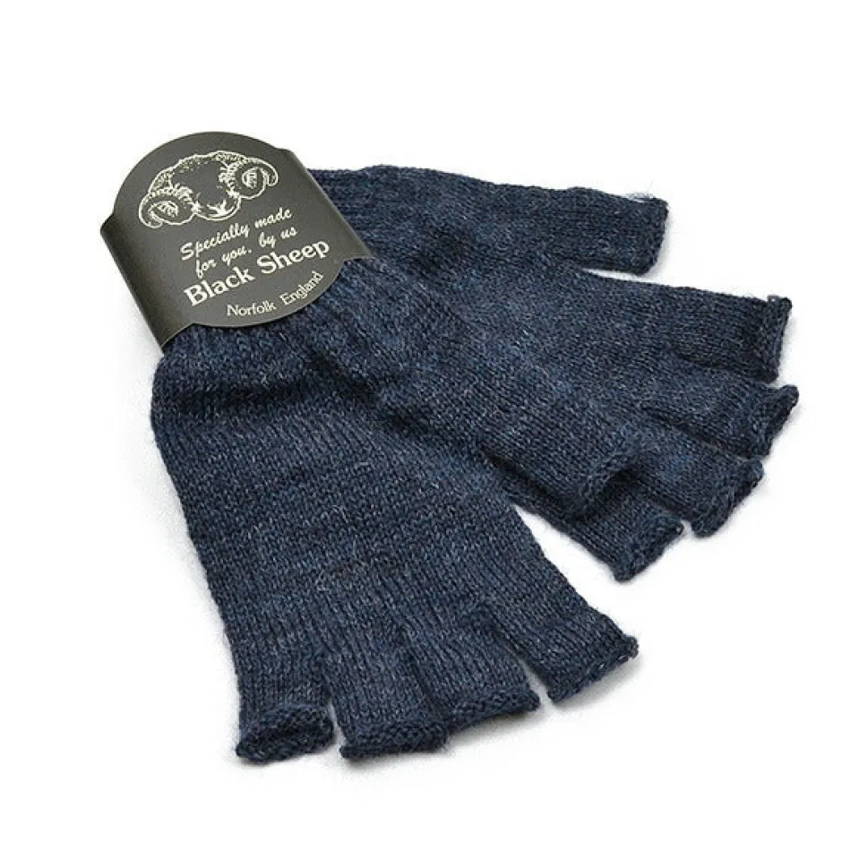 Gloves^BLACK SHEEP / Fingerless knit gloves
