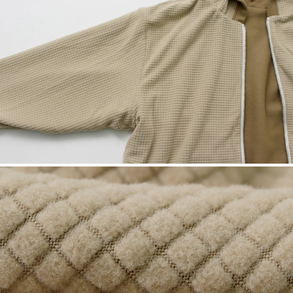 Jackets^BURLAP OUTFITTER / Grid Fleece Lined Zip Hoodie