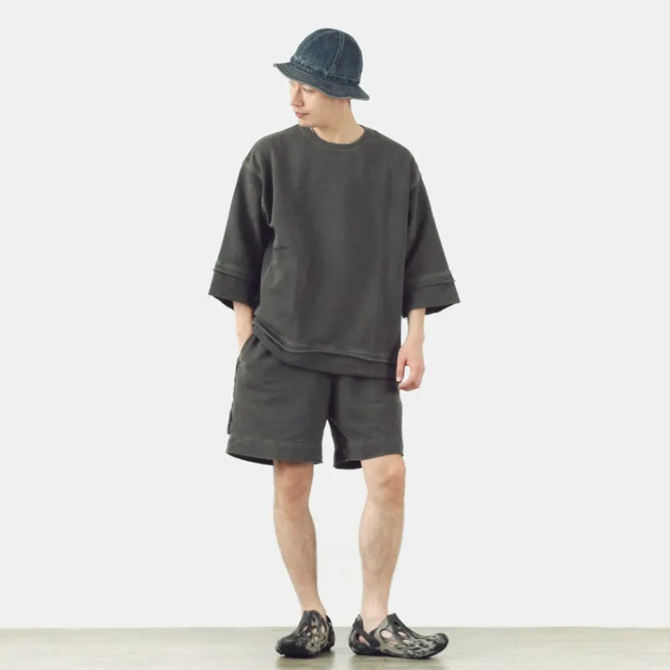 Shorts^CAL O LINE / Cut-off sweatshorts black