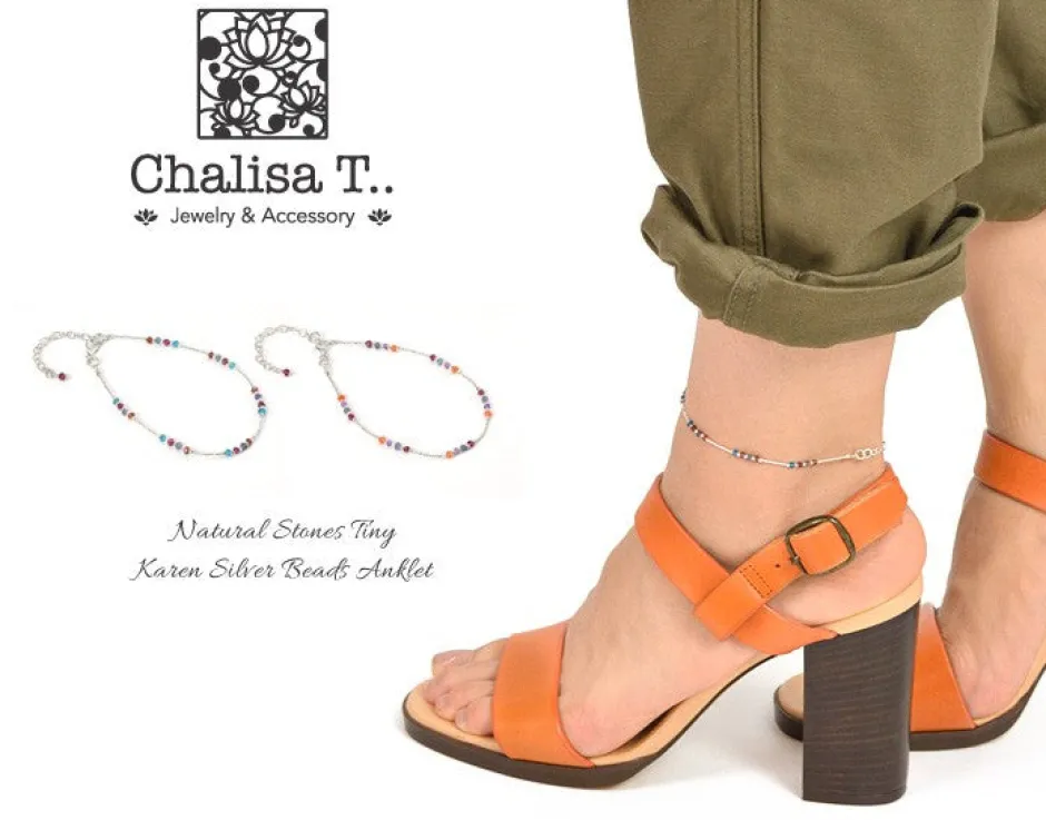 Anklets^CHALISA T.. / Natural Stone Anklet