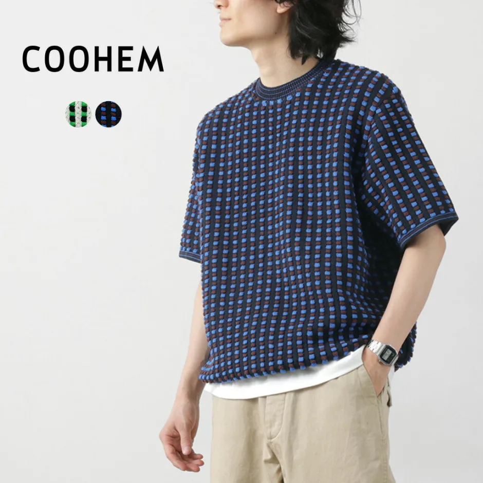 Knits^COOHEM / Retro Wave Knit Pullover