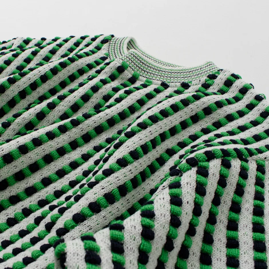 Knits^COOHEM / Retro Wave Knit Pullover
