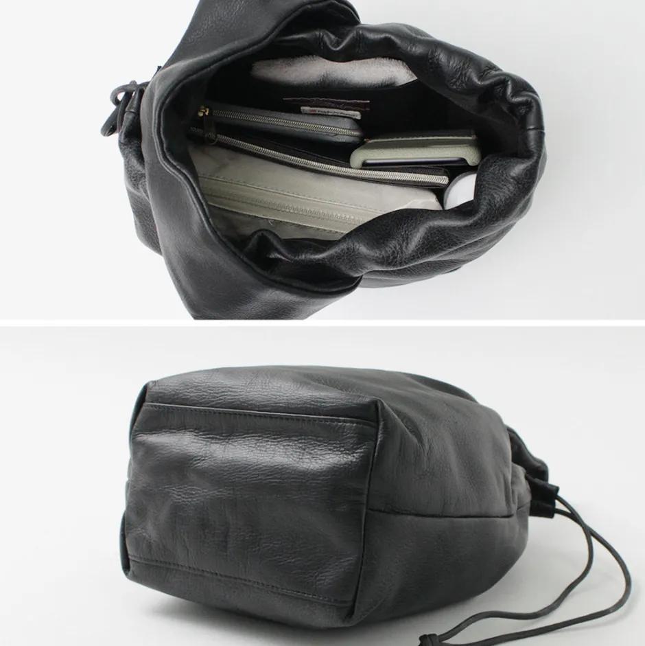 Tote Bags^CREED / Drawstring Tote Cowhide Leather