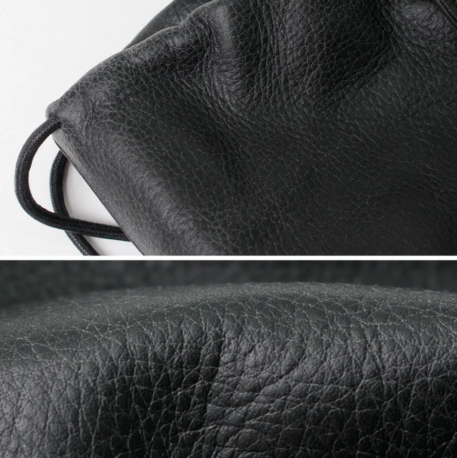 Tote Bags^CREED / Drawstring Tote Cowhide Leather