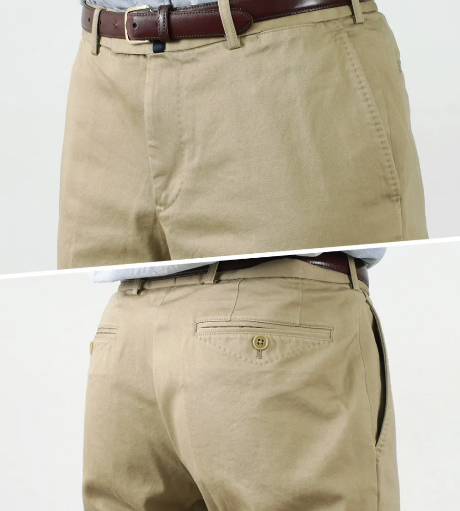 Work Pants & Chinos^D.C.WHITE / Cotton twill regular silhouette chinos