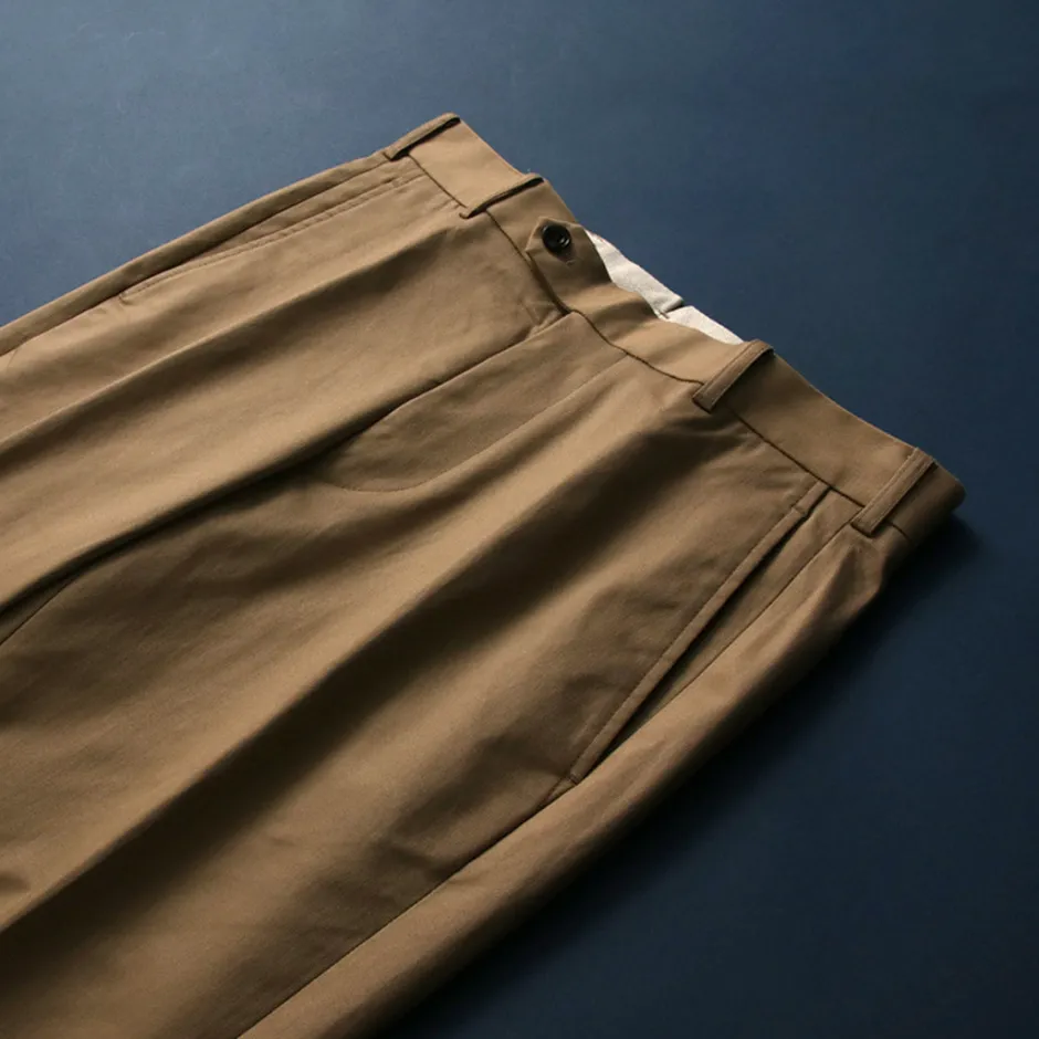Work Pants & Chinos^D.C.WHITE / High-density Chino Stretch Slim Tapered Pants