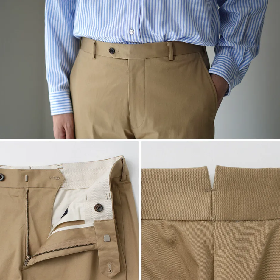 Work Pants & Chinos^D.C.WHITE / High-density Chino Stretch Slim Tapered Pants