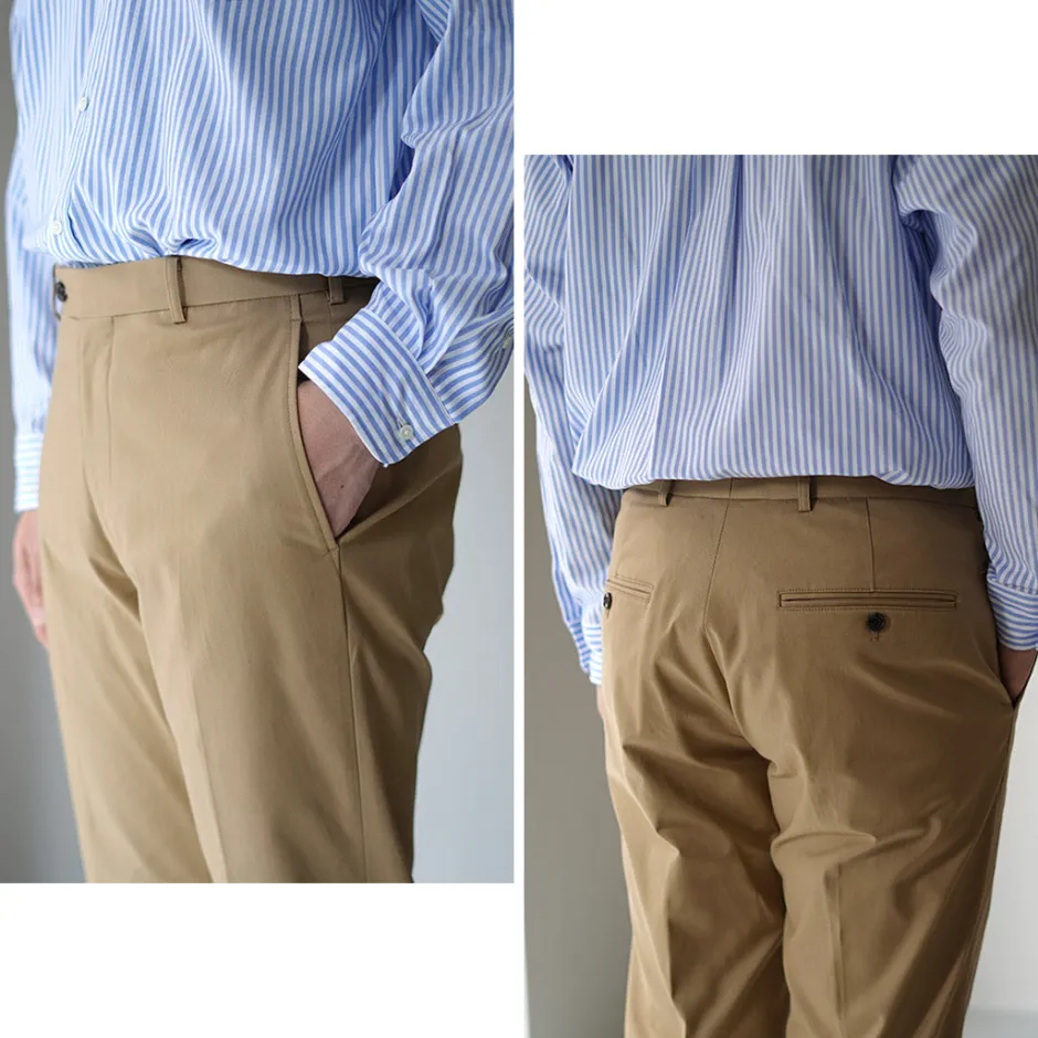 Work Pants & Chinos^D.C.WHITE / High-density Chino Stretch Slim Tapered Pants