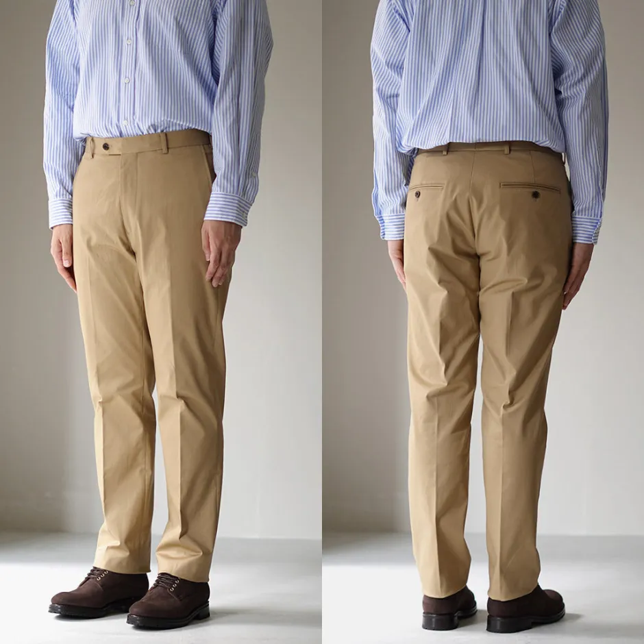 Work Pants & Chinos^D.C.WHITE / High-density Chino Stretch Slim Tapered Pants