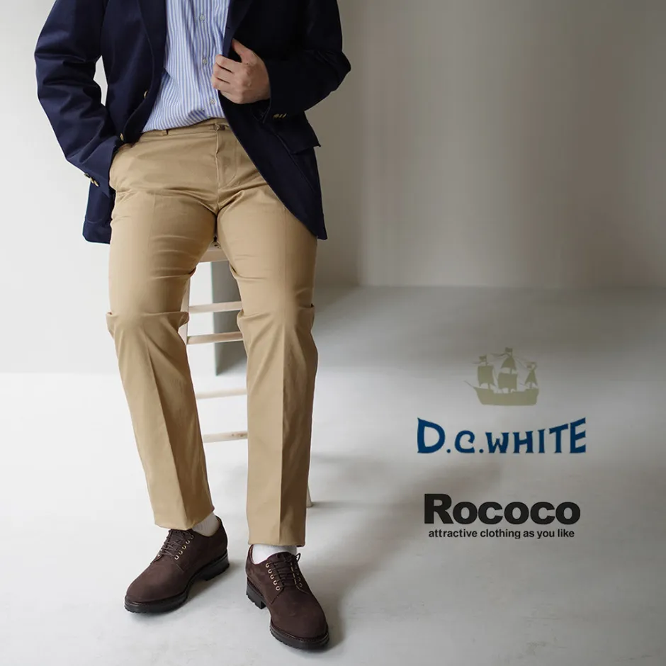 Work Pants & Chinos^D.C.WHITE / High-density Chino Stretch Slim Tapered Pants