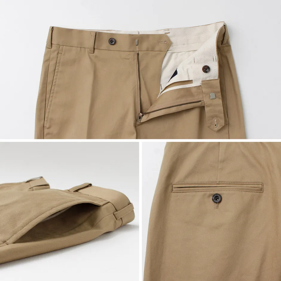 Work Pants & Chinos^D.C.WHITE / High-density Chino Stretch Slim Tapered Pants