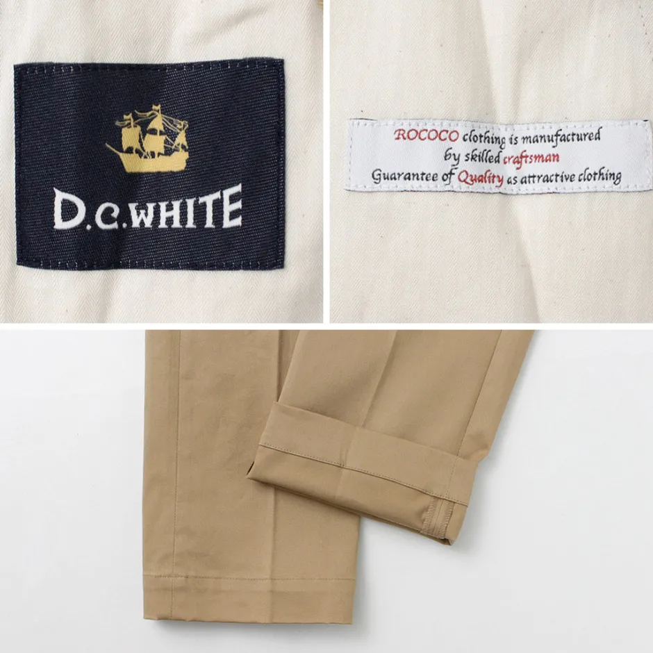 Work Pants & Chinos^D.C.WHITE / High-density Chino Stretch Slim Tapered Pants