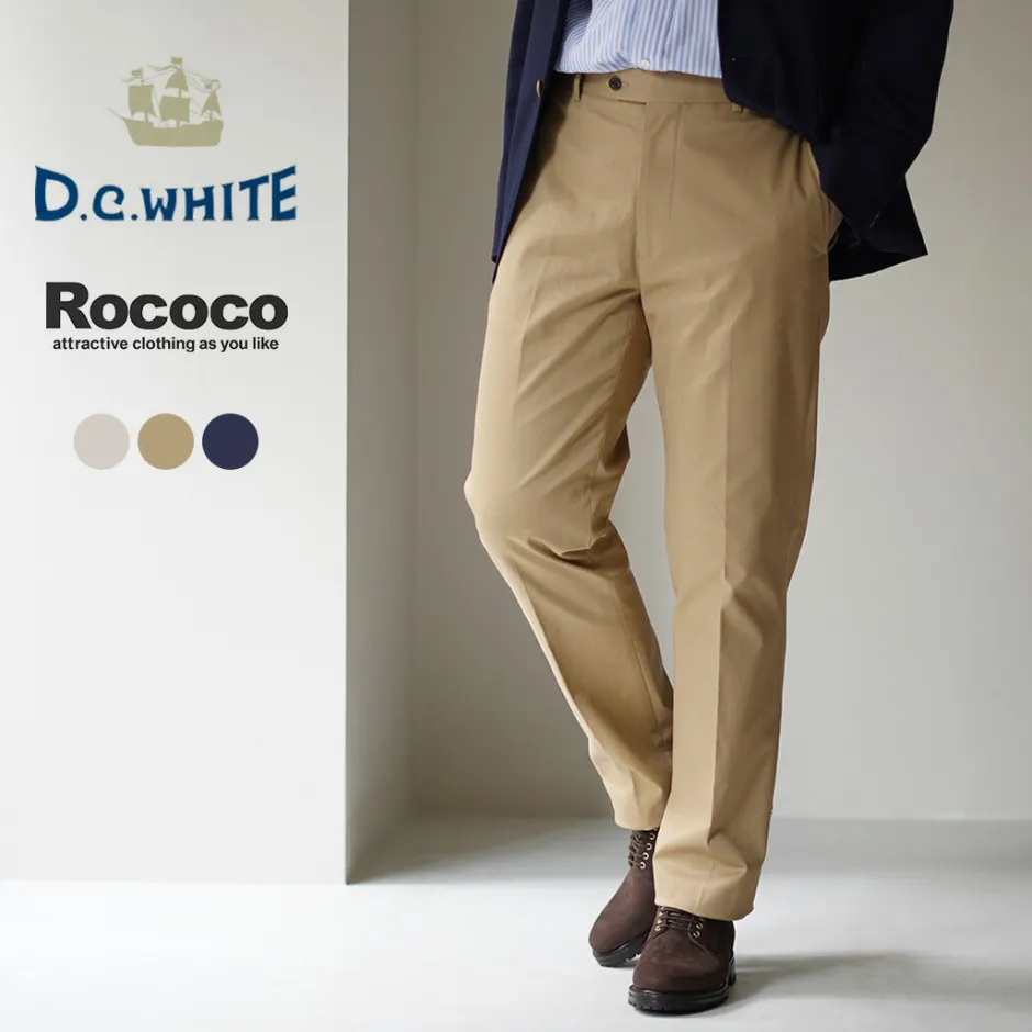 Work Pants & Chinos^D.C.WHITE / High-density Chino Stretch Slim Tapered Pants