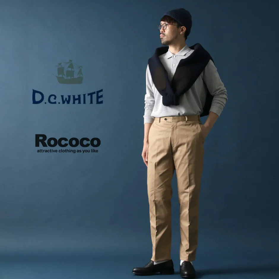 Work Pants & Chinos^D.C.WHITE / High-density Chino Stretch Slim Tapered Pants