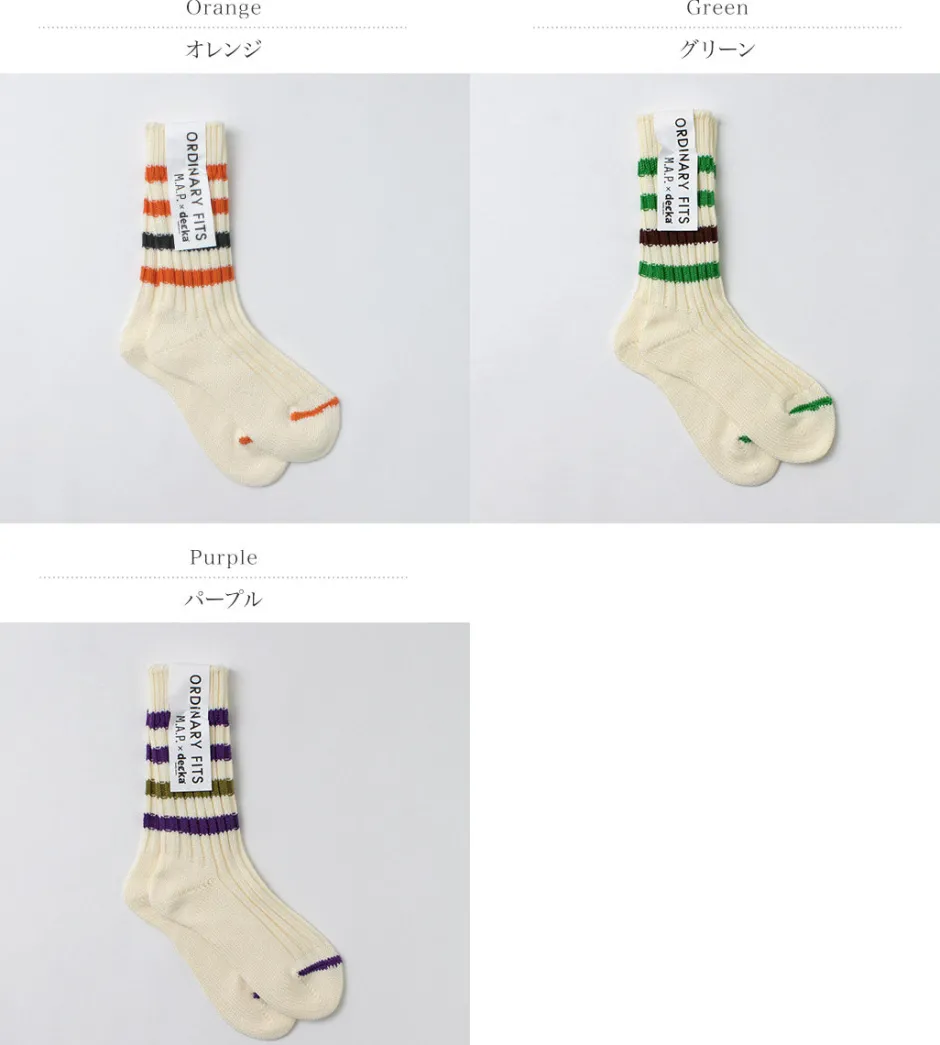 Socks^DECKA QUALITY SOCKS / M.A.P Heavyweight Line Socks