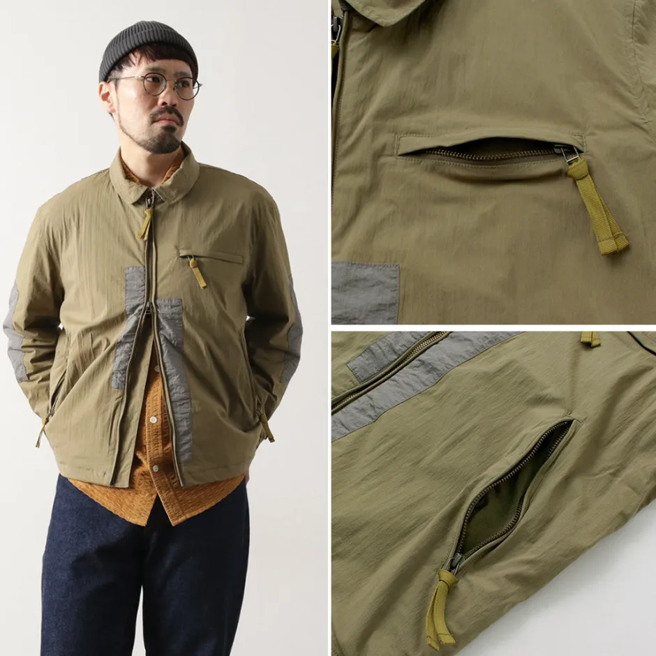 Jackets^DIP/DZT DIP/DZT / Combi stand collar blouson khaki