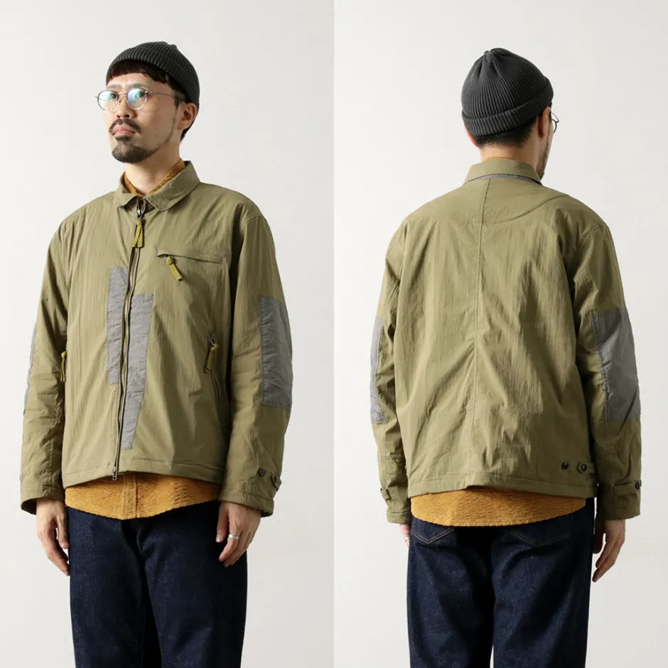 Jackets^DIP/DZT DIP/DZT / Combi stand collar blouson khaki