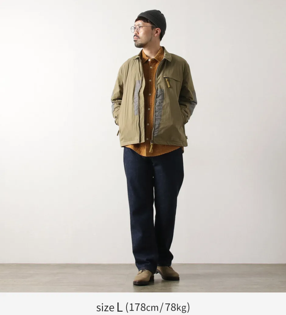 Jackets^DIP/DZT DIP/DZT / Combi stand collar blouson khaki