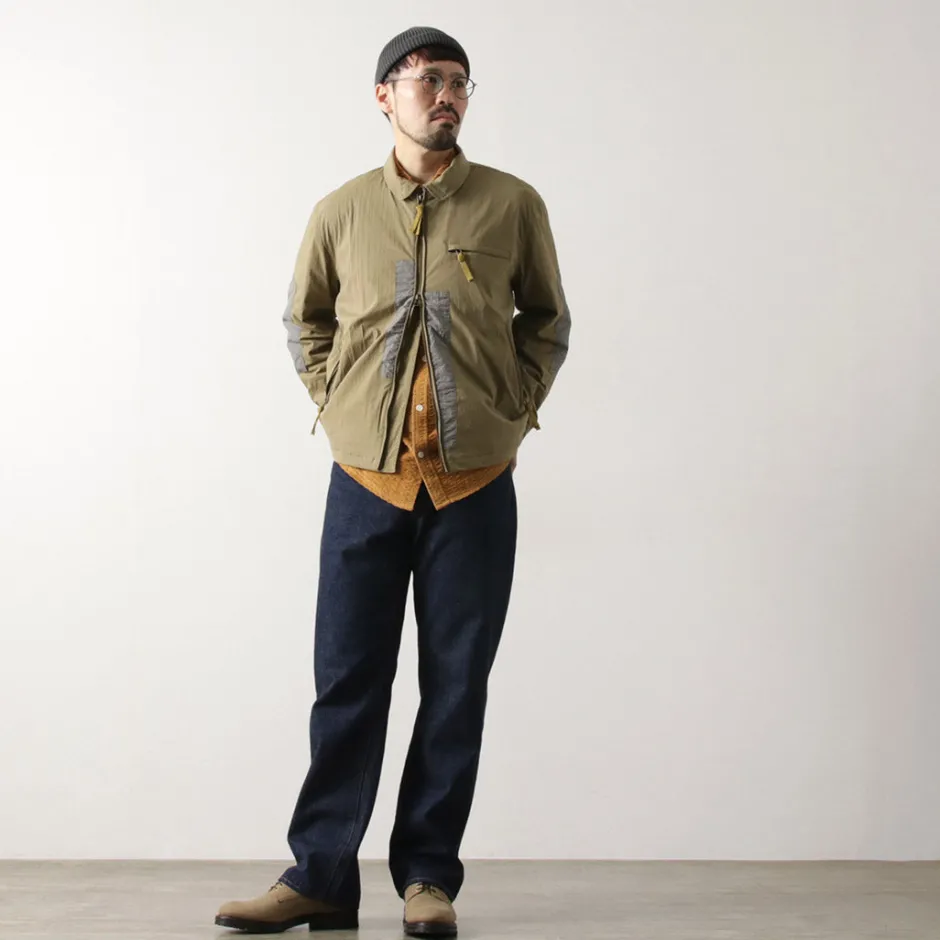 Jackets^DIP/DZT DIP/DZT / Combi stand collar blouson khaki